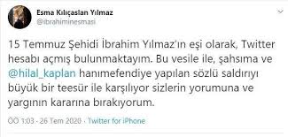 @hilal_kaplan allah hayırlı ve mübarek etsin. Hilal Kaplan Ve 15 Temmuz Sehidinin Esi Ve Gazisine Saldirida Bulunan Saadet Partili Ebubekir Savasan Gozaltinda