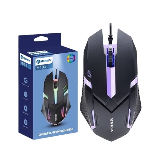 MIHUM COLORFUL GLOWING MOUSE - M103 