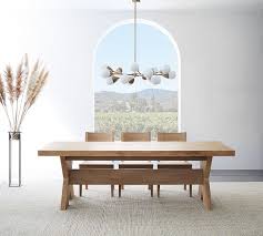 Modern Farmhouse Extending Dining Table Fog In 2020 Farmhouse Dining Table Dining Table Extendable Dining Table