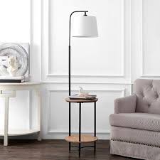 Vidaurri 63 Tray Table Floor Lamp In 2020 Floor Lamp With Shelves Floor Lamps Living Room Floor Lamp Table