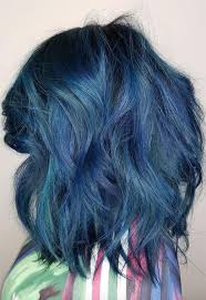 If you are dying your hair at home and you have black, dark brown or auburn hair to begin with, you must bleach or lift your hair first at least two shades lighter before dying your hair teal. 65 Iridescent Blue Hair Color Shades Blue Hair Dye Tips Glowsly