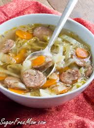 Crock Pot Andouille Sausage Cabbage Soup Low Carb Soup Recipes Keto Crockpot Recipes Low Carb Soup