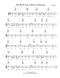 We wish you a merry christmas is definitely one of those carols. We Wish You A Merry Christmas Lead Sheet In C Major Music Sheet Download Topmusicsheet Com