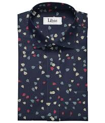 Exquisite Dark Navy Blue 100 Premium Cotton Multi Color Floral Print Shirt Fabric 1 60 M Printed Shirts Floral Print Shirt Mens Printed Shirts