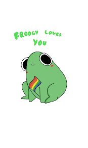 63 images about kidcore on we heart it | see more about aesthetic, rainbow and kidcore. I Made This Froggy In 2021 Cute Frogs Frog Wallpaper Froggy