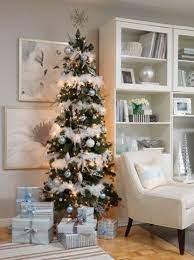Whether unlit or prelit, our multi color christmas trees create a perfect balance between your desire to decorate a tree and the little space that can accommodate it. 34 Beautiful Christmas Tree Decorating Ideas World Inside Pictures Skinny Christmas Tree Pencil Christmas Tree Slim Christmas Tree