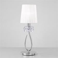 Modern table lamps for bedroom, including ceramic porcelain decorative glass crystal table lamps today. Small Loewe Table Lamp The Lighting Superstore