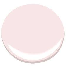 It's hard to beat a high gloss paint finish on vintage furniture. Benjamin Moore Historical Colors Pink Novocom Top