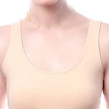 Buy choker necklace with shiny bar details in 14k yellow gold 16 in at walmart.com 14k Yellow Gold Choker Necklace With Diamond Kite Drops Nk5930y45jj Gabriel Co