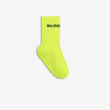 Balenciaga Socks Black And Yellow Balenciaga Socks Neon Yellow Tennis Socks Yellow Balenciaga Balenciaga