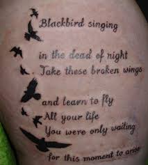 Black Bird In The Dead Of Night Black Bird Night Tattoo Black Bird Tattoo Black Bird