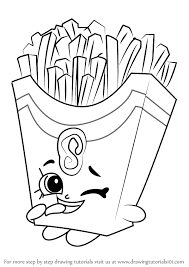 Learn How To Draw Fiona Fries From Shopkins Shopkins Step By Step Dr Shopkins Coloring Pages Free Printable Shopkin Coloring Pages Shopkins Colouring Pages