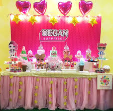Lol Surprise Dolls Backdrop And Dessert Table Birthday Parties Dessert Table Birthday 6th Birthday Parties