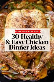 Today i answering the question what are some good dinner ideas that you can make tonight. 30 Easy Healthy Chicken Dinners Ideas Foodiecrush Com Chicken Dinner Recipes Healthy Chicken Dinner Healthy Dinner Recipes Chicken