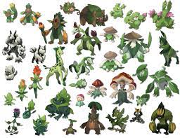 All Plants Pokemon Drawings Plant Pokemon Plant Monster Character Design