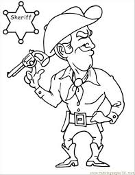Free Printable Coloring Image Cowboy Coloring Book Page 07 Coloring Pages For Boys Coloring Books Coloring Pages