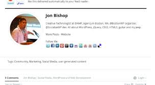 The profile can display in the sidebar or below the post. 11 Of The Best Wordpress Author Bio Plugins Sitepoint