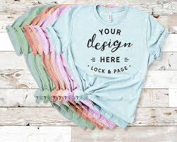 Mockup Bundle Bella Canvas T Shirt Nursing Shirts Festival Shirts Shirts