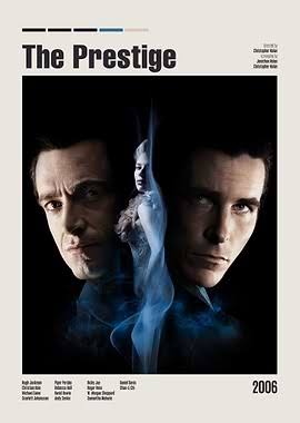 The Prestige Movie Poster' Poster, picture, metal print, paint by Five  Senses Art | Displate
