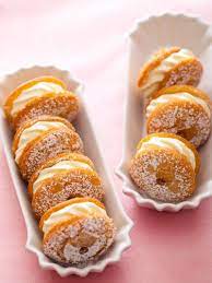 Cream Puff Doughnuts Doughnut Recipe Spoon Fork Bacon Recipe Puff Pastry Desserts Delicious Donuts Desserts