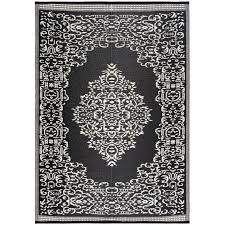 Black And White Outdoor Rug 8x10 Pin On Flip