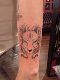 Kitsune Mask Tattoo Kitsune Tattoo Foxmask Japanese Japan Tradionaljapanesetattoo Art Matching Tattoos Tattoos Mask Tattoo