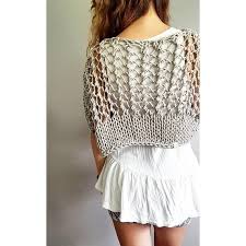 Knitting Pattern For The Knotty Crop Top Festival Crop Knit Crop Top Knitted Chunky Crop Sweater Bikini Cover Up Summer Sweater Orgu Modelleri Triko Tig Isleri