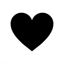 Isolated Black Heart Design Icon Free Image By Rawpixel Com Manotang White Heart Tattoos Black Heart Tattoos Black Heart