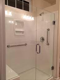Cultured Marble Surround Is An Excellent Candidate For A Frameless Shower Easy To Maintain Marble Shower Walls Marble Showers Cultured Marble Shower Walls