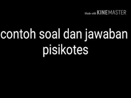 Dalam setiap pasang item soal, kamu akan menemukan dua buah pilihan jawaban dan kamu harus memilih salah satu yang paling mendekati dengan kepribadianmu. Contoh Soal Dan Jawaban Pisikotest Masuk Kerja Tambang Batu Bara 1 Youtube