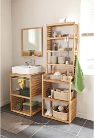 Epingle Par Carol Sur Deco Et Organisation Appartement Meuble Bas Salle De Bain Meuble De Salle De Bain Deco Salle De Bain Bambou