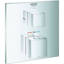 Check spelling or type a new query. Grohe Grohtherm Cube Grohe 24154000 Cube Concealed Thermostatic Shower Mixer With 2 Way Diverter