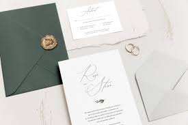Kalligrafie Olivenzweig Hochzeitseinladung Mit Antwortkarte Wachssiegel Briefumschlag Greenery Olive Schreibschrift Muster Hochzeitseinladung Antwortkarten Einladungen
