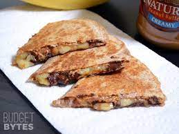 Peanut Butter Banana Quesadillas Single Serve Desserts Peanut Butter Banana Food