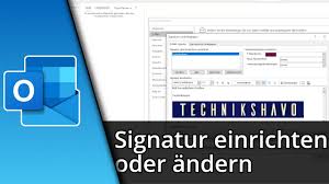 This may look complicated, but using a digital signature is as easy as clicking a button to authenticate the message, just after you click on send. Outlook Signatur Einrichten Und Andern Tutorial Deutsch Hd Youtube