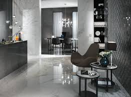 Consequently, the deep borders set off the ottoman and the couch upholstered in fabric of the same colour. Marble Look Porcelain Tiles Atlas Concorde