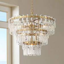 Check out our crystal chandelier brass selection for the very best in unique or custom, handmade pieces from our shops. Donegan 23 1 2 W Burnished Brass 8 Light Crystal Chandelier 64t05 Lamps Plus