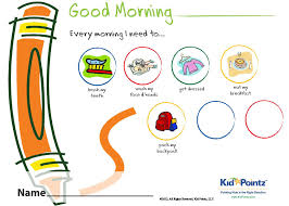 Daily Routine Charts For Kids Collection 25 Pages