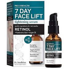 7 day facelift serum with wrinkle reducing retinol and peptides.medyskin 7 day facelift retinol serum 1 oz. Dr Needleless 7 Day Face Lift Retinol Tightening Serum 30ml Buy Online In Guernsey At Guernsey Desertcart Com Productid 168432930