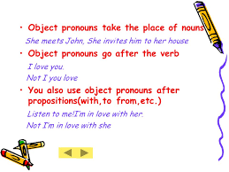 english grammar object pronouns ppt video online download