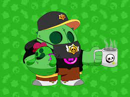Spike In Brawl Stars Merch Brawlstars Star Wallpaper Star Art Star Character