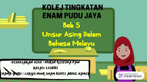 Selain itu, unsur asing yang menyusupi bahasa melayu itu dapat melengkapi kosa kata bahasa melayu. Unsur Asing Dalam Bahasa Melayu Youtube