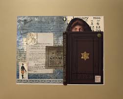 French Peek A Boo Letter Collage Old Letters Book Cover