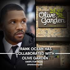 This CLEARLY means that Frank Ocean is opening his own restaurant. Do you  guys know what restaurants do? Play music. You know who makes music? Frank  Ocean! So this ALSO means that