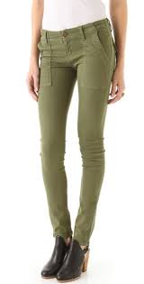 We D Wear These Army Green Skinny Jeans With Everything From A In The Army Now Military Inspired Pieces To Add To Your Arsenal Popsugar Fashion Photo 25