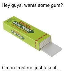 Centre shock has been one of my childhood fantasies. Shock Gum Nostalgia