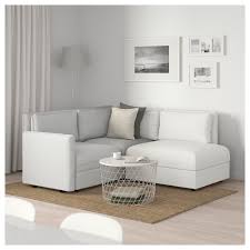 Vallentuna Sectional 3 Seat With Storage Orrsta Murum Light Gray White Ikea Vallentuna Sofas For Small Spaces Modular Corner Sofa