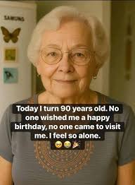 SAMUNG Today I turn 90 years years old. No one wished me a happy birthday,  no one came to visit me.| I feel so alone.