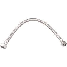 Flat head toilet supply riser in matte black. Toilet Supply Line 16 Flexible Braided Stainless Steel 1 2 Compression X 7 8 Ballcock Faucet Supply Lines Tools Home Improvement Rbafamilylaw Com