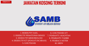 Kerja terkini guru bagi penempatan di negeri sarawak | bagi seluruh rakyat malaysia yang sedang mencari jawatan kosong berkelayakan dan berminat untuk mengisi kekosongan jawatan di suruhanjaya perkhidmatan pendidikan (spp) bagi pengambilan jawatan pegawai pendidikan pengajian tinggi gred dh41. Syarikat Air Melaka Berhad Samb 1 Kerja Kosong Kerajaan